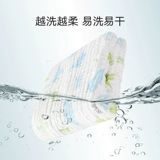 Детское хлопковое марлевое большое банное полотенце для новорожденных, детский банный халат, хорошо впитывает воду