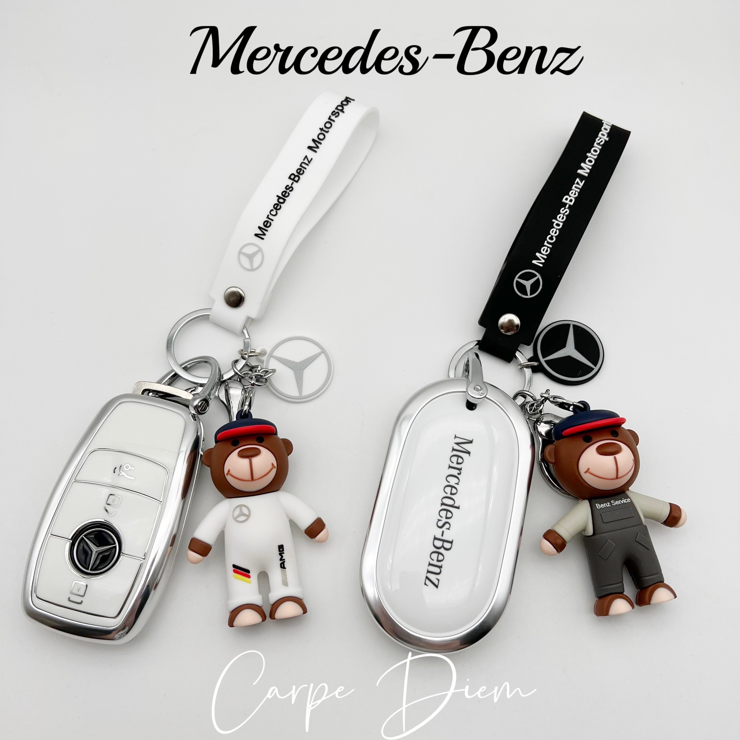 Mercedes-Benz key set new C-class E-class e300l bag GLC300L car c260l shell A200L hanging buckle s-class cute female