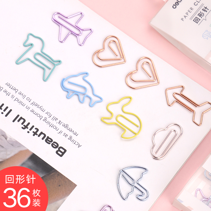 Back Print Needle Bookmark Creativity Cute Little Clear New New Furniture Wholesale Candy Color Katong Back Tattoo Needle Return Type Needle