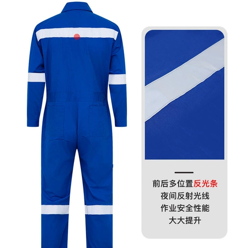 Летняя тонкая хлопковая рабочая одежда для мужской рефлексивных полос с поглощениями и дышащей экипажей Большой размер.