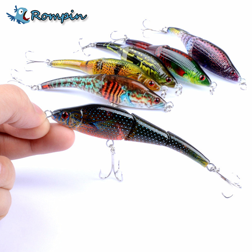 New Painted Coating Bionic Full Swimming Layer Multi-Section Fish VIB Plastic Hard Bait 9 5cm 8 9g Mino Fake Bait