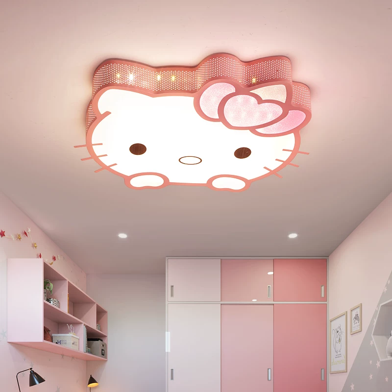 Hello Kitty, hello kitty, lights for children's room, cartoon ceiling light