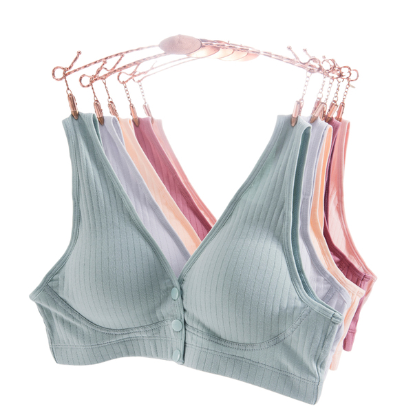Nursing Intimates Vest Maternity Bra Anti-SAG Push up Postpartum Feeding Pure Cotton Pregnancy Special Pu Wearable While Sleeping — 3