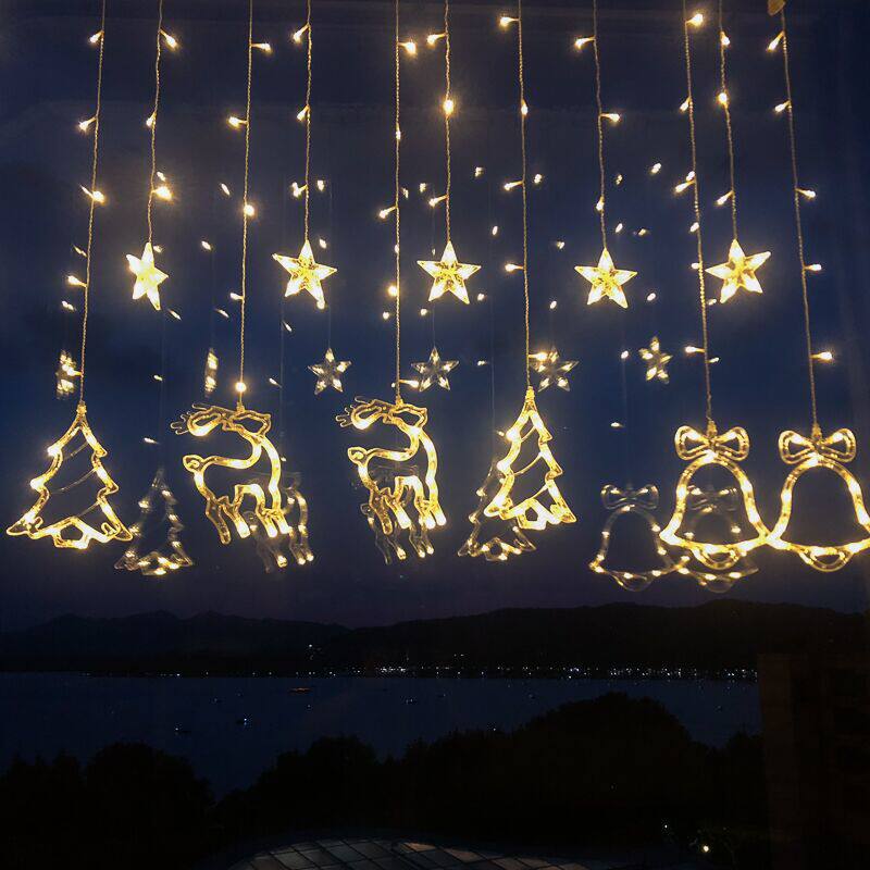 LED small lights flashing lights string of stars all over the sky Christmas room layout bedroom dormitory romantic decoration star lights