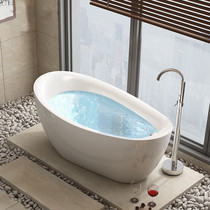  Free-standing bathtub Adult household bathtub Japanese net celebrity European-style villa Hotel engineering bed and breakfast acrylic bath