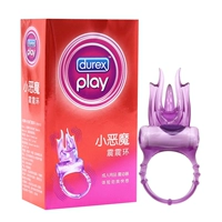 Durex Little Demon Zhenxu Ring Men использует эякуляцию динамическое кольцо вибраторное секс -поставки желание Fairy Climate Tool