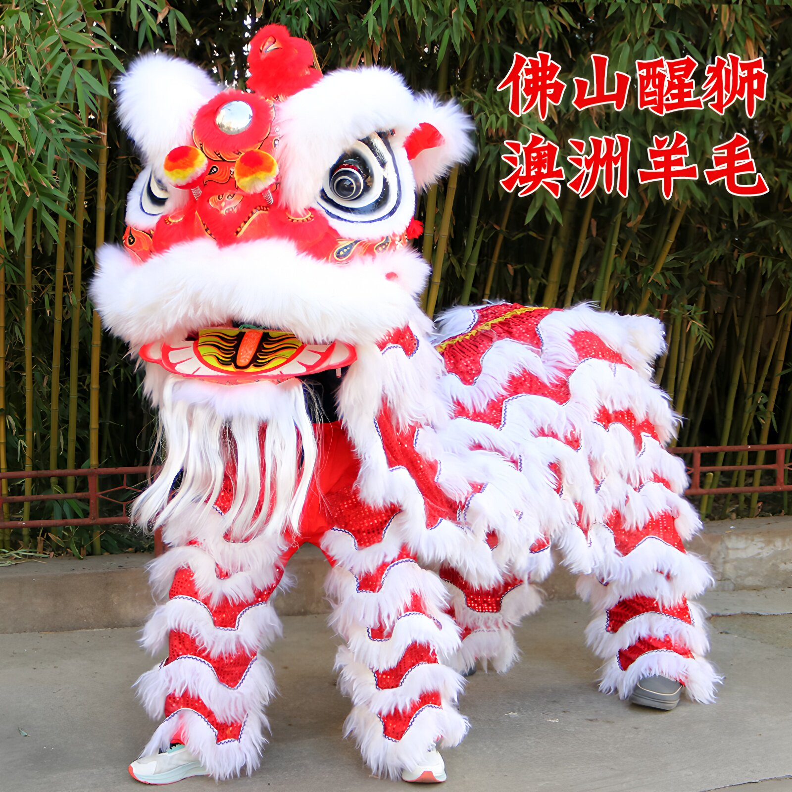 舞獅道具整套北獅成人雙人舞獅子的獅子頭道具高檔表演舞獅子道具