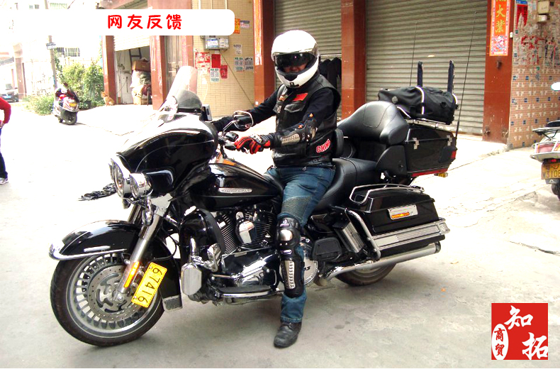 MAD-BIKE đầu máy thép không gỉ off-road xe máy bảo vệ đầu gối khuỷu tay bốn mảnh phù hợp với thiết bị hiệp sĩ nam bao tay đi xe máy