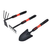 Lengthened and thickened tool set for home gardening flower gardening shovel small shovel for planting flowers and vegetables digging soil and gardening hoe