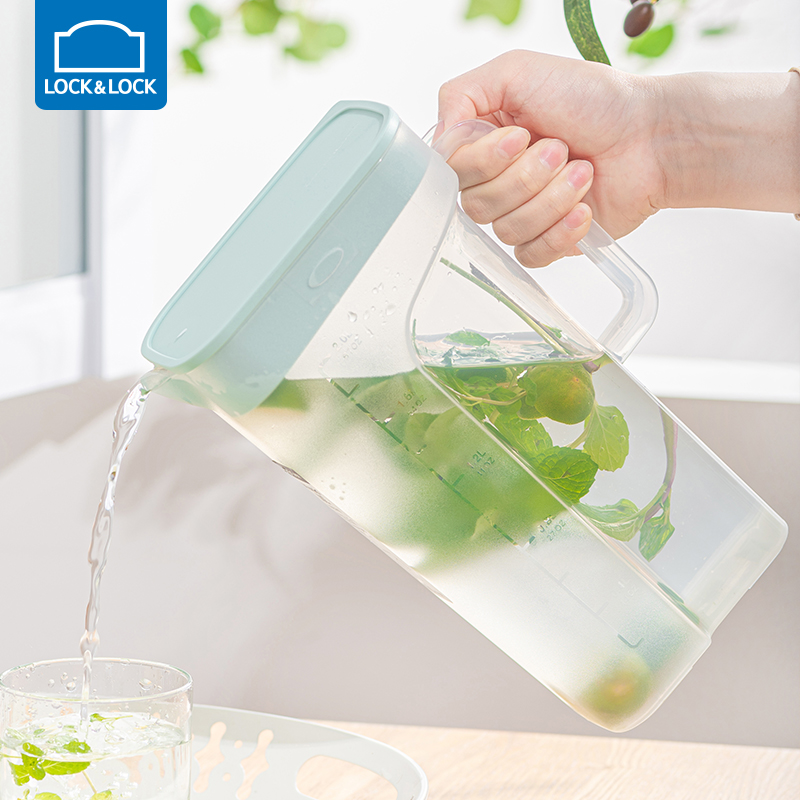 Music Buckle Music Buckle Cold Water Pot Plastic Large Capacity Cold Water Pot Sun Style Fridge Cool Water Cup Pot Home Dry Water High Temperature Resistant Heat