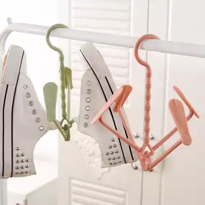 Wind double balcony shai xie jia multifunctional hanging shoes of the clothes rack liang xie jia adhesive hook liang xie jia sub-liang shai jia