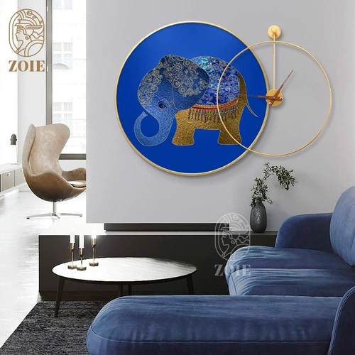 Слоновое крыльцо декоративная живопись современная легкая роскошная ресторан фон настенные настенные живопись простая новая китайская гостиная мягкая живопись