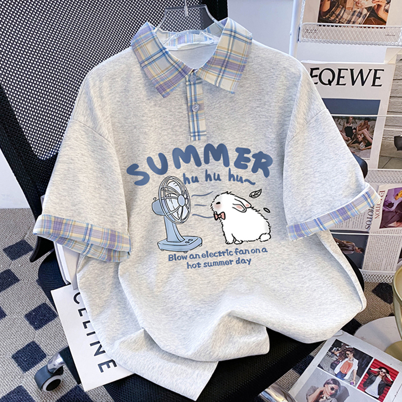 Junior High School Students, High School Students, Girls, 2026 New Slim-Fit Pure Cotton Summer Short-Sleeved T-Shirts, High-End Tops for Women