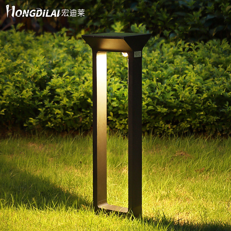 Hongdilai Outdoor Waterproof Solar Lawn Light LED Garden Landscape Community Grass Buried Light Ground Plug-in Garden Light