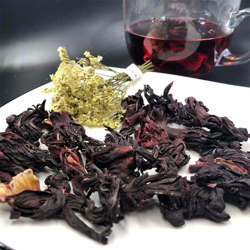 Roselle dried flower 100g Yunnan specialty rose eggplant flower tea brew nine-system tangerine peel Roselle flower tea