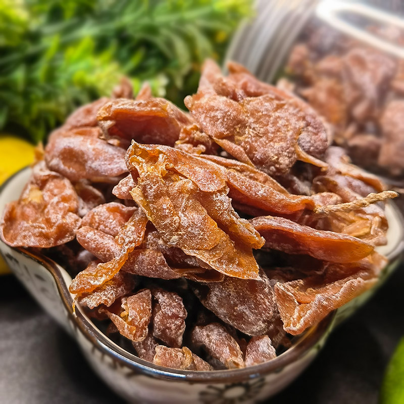 Non-nuclear speaking plum yellow leather dry 200g Guangdong Emerging special production Loose Bottled Licorice Salted Chicken Hearts Huang Piguo Fruits Dried Candied Fruits-Taobao
