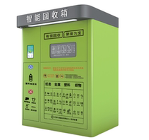 Customized smart waste recycling machine automatic garbage recycling box old clothes recycling points redemption smart trash can