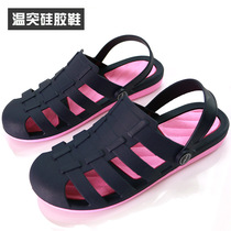 Sandals Women Summer Vietnam Warm Rome style outdoor leisure New wear-resistant non-slip beach dual-use shoes silicone shoes