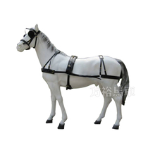 Eurostyle Saddle Horse saddle Trojan horse set of old Trojan horse set with horse cover leather holder processing custom-made