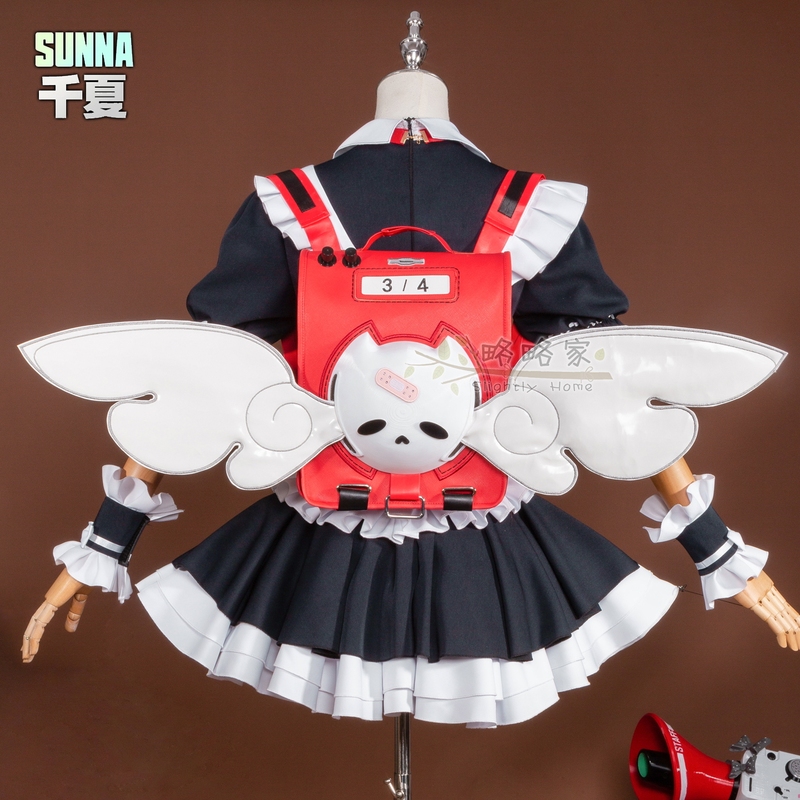 Zenless Zone Zero Chiyuki Cosplay Backpack Anime Loli Double-Shoulder Bag Cosplay Anime Props