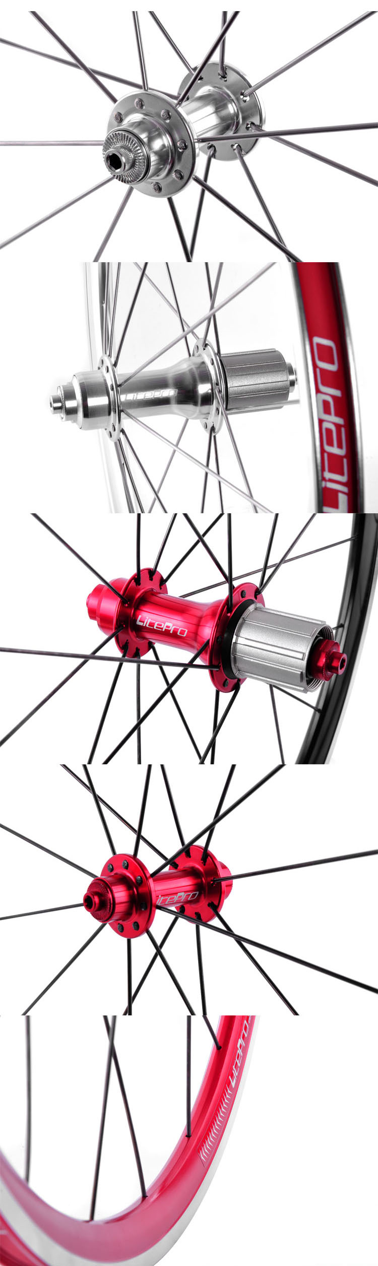 Roues de vélo LITEPRO 20 pouces - Ref 2365506 Image 18