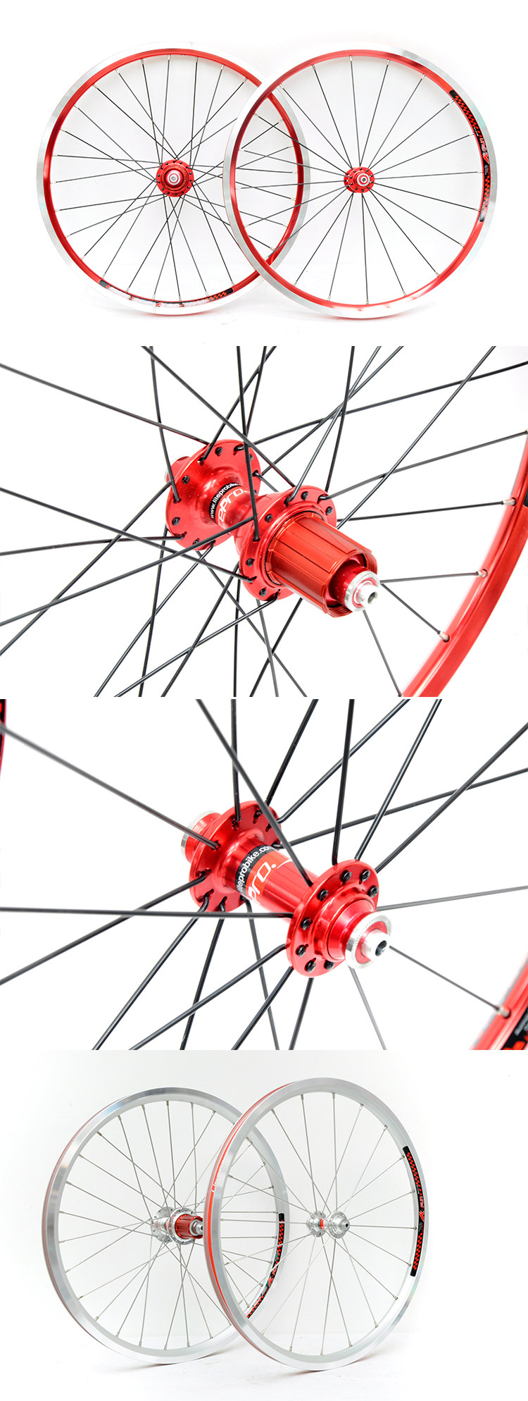 Roues de vélo LITEPRO 20 pouces - Ref 2365541 Image 5
