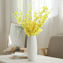 Ceramic vase dried flower simulation flower dancing orchid simple modern home living room ornaments table hydroponic flower art