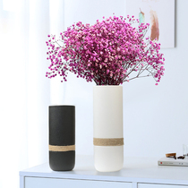 Nordic ceramic vases ornaments living room flower arrangement dried flowers hydroponics flower cabinet modern minimalist home decorations