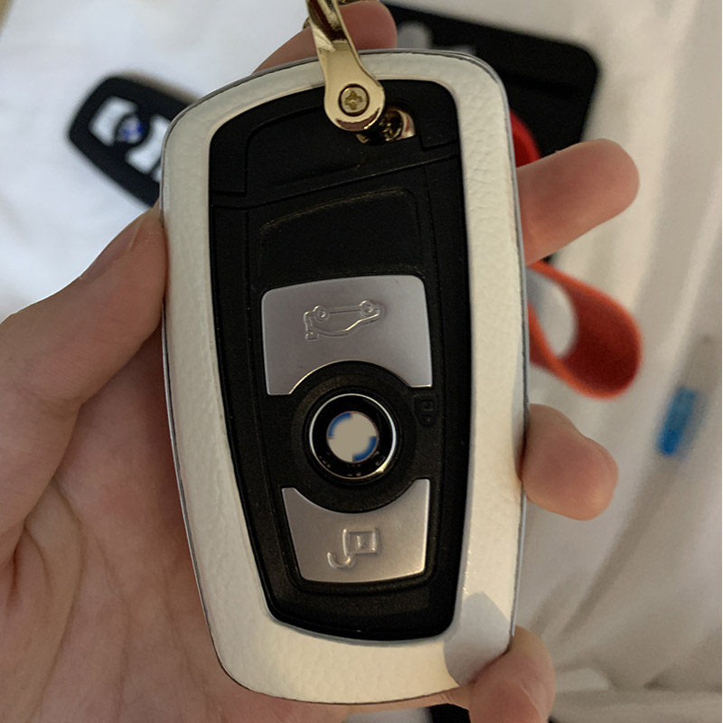 Suitable for BMW key set 3 series 5 series x3 leather high-grade blade classic LCD car bag x2 shell x5 women x1 buckle