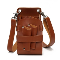 Коричневые (5-битные) ножницы для кожи втирание P042