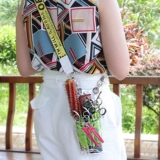 Ножницы, модная прозрачная поясная сумка, популярно в интернете