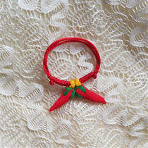 Fetal hair Fetal hair souvenir diy homemade production of small pepper 6 months newborn baby baby pressure shock evil spirits bracelet