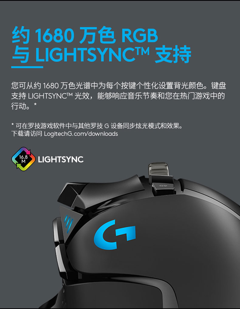 罗技 g502 有线电竞游戏鼠标 图10