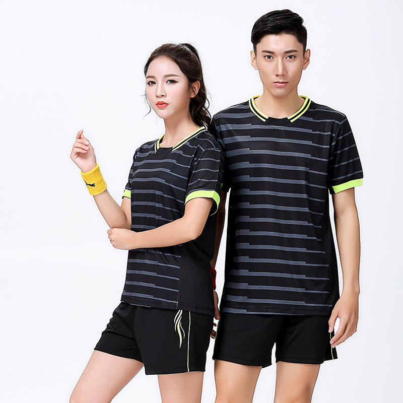 Summer Short Sleeve Volleyball Dress Men and Women Volleyball Team Training Competition Dry