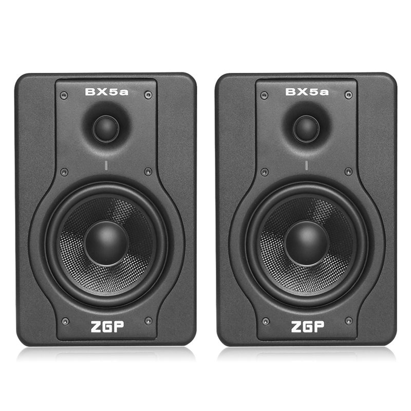 ZGP BX5A professional monitor speaker 5 inch active monitor audio recording speaker a pair of free audio cables