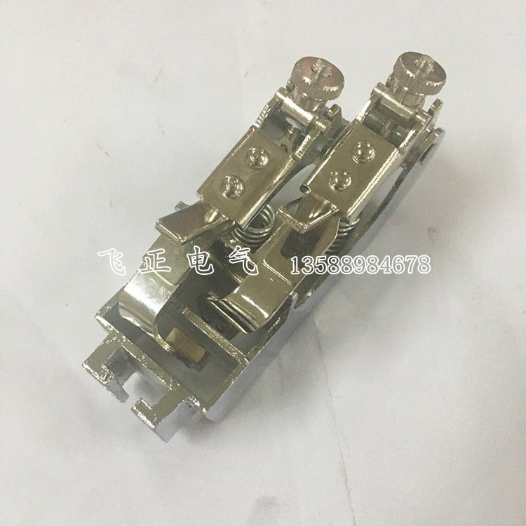 DC motor full copper plated chrome double lattice carbon brush holder 2 * (10 * 32) (12 5 * 32) (16 * 32) copper brush holder