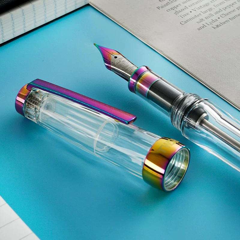 TWSBI Sanwen Hall VAC700 ультра-емкость вакуумного впитывания чернил перо Радуга Покрытие 2020 лимитированное плавное