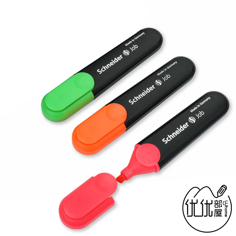 Germany Schneider Schneider Job150 highlighter marker) marker pen large capacity without fluorescent agent