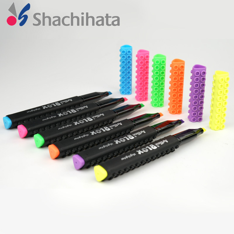 Japan's Shachihata flag ArtlineKTX-600 color highlighter can be spliced ​​with water-based marker pen