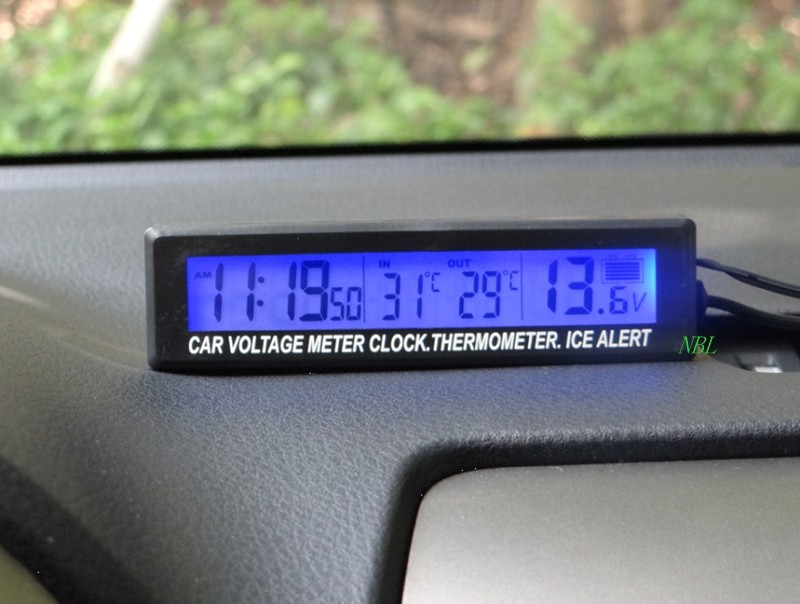 Essential car gadgets 🚗 Ec88 vehicle multi-function led digital clock