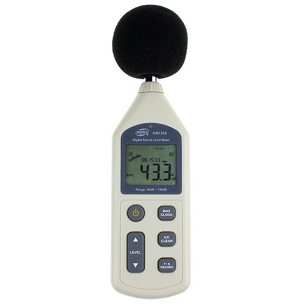 Peewise GM1356 high-precision digital noise meter decibel instrument with computer software to measure accurate analysis