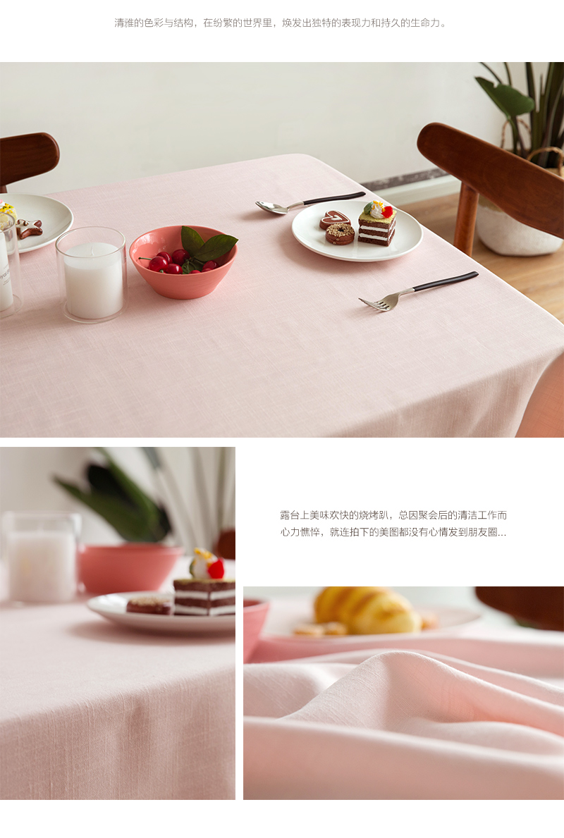 Khăn trải bàn Macaron in khăn trải bàn bằng vải cotton và vải lanh nhỏ bàn cà phê tươi khăn trải bàn hình chữ nhật tròn khăn trải bàn khăn trải bàn khăn trải bàn tròn tiệc cưới