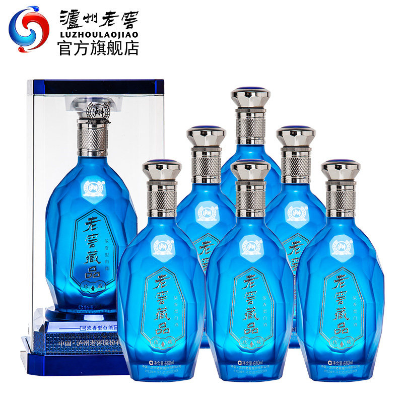 泸州老窖 老窖藏品 珍藏 60度浓香型白酒 680ml*6瓶 凑单折后¥431.3包邮 京东¥799