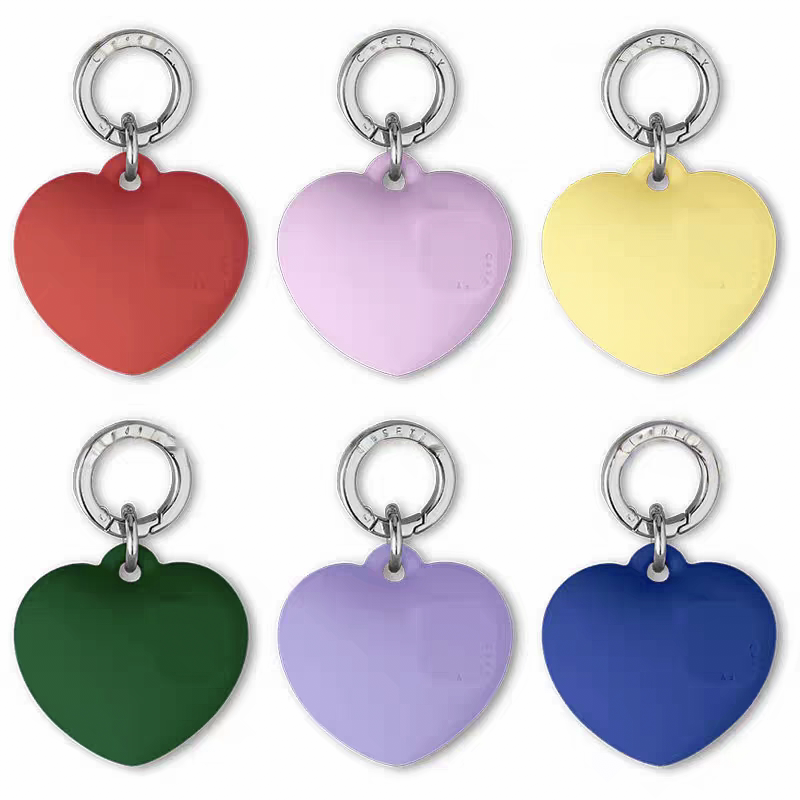C Same Style Heart-Shaped Full-Color Lanyard Keychain Suitable for Some Phone Cases or Accessories Mini Buckle Lanyard