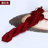 1 мм ткацкая веревка [вино красное] 25 метров/пакет