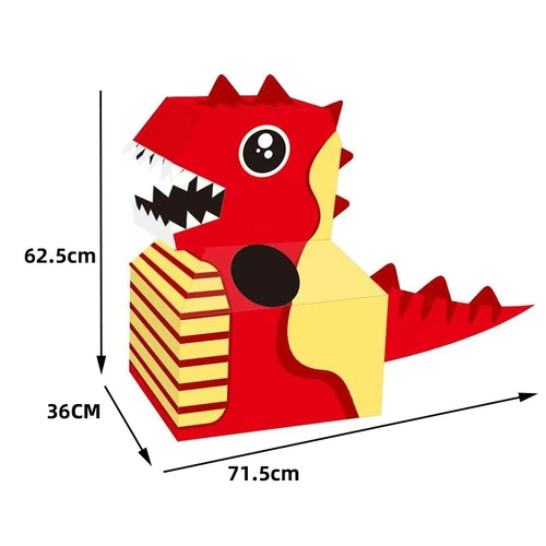 Коробка, динозавр, игрушка для детского сада, DIY, граффити