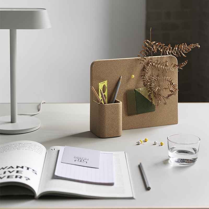 [MUUTO Story Pinboard 桌面收纳 软木笔筒摆件办公文具]