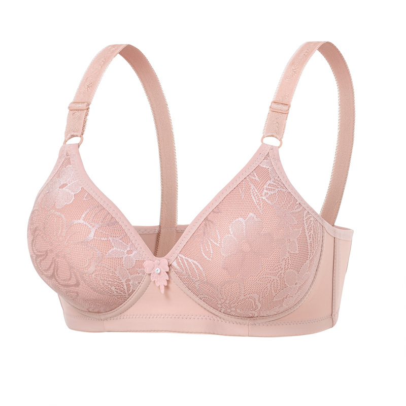 Middle-Aged and Elderly Women's Small-Breasted, Wire-Free, Comfortable Mother's Bra, Breathable, Push-Up, Thin Women's Underwear, Middle-Aged Plus-Size Bra Middle-Aged and Elderly Women's Small-Breasted, Wire-Free, Comfortable Mother's Bra, Breathable, Push-Up, Thin Women's Underwear, Middle-Aged Plus-Size Bra