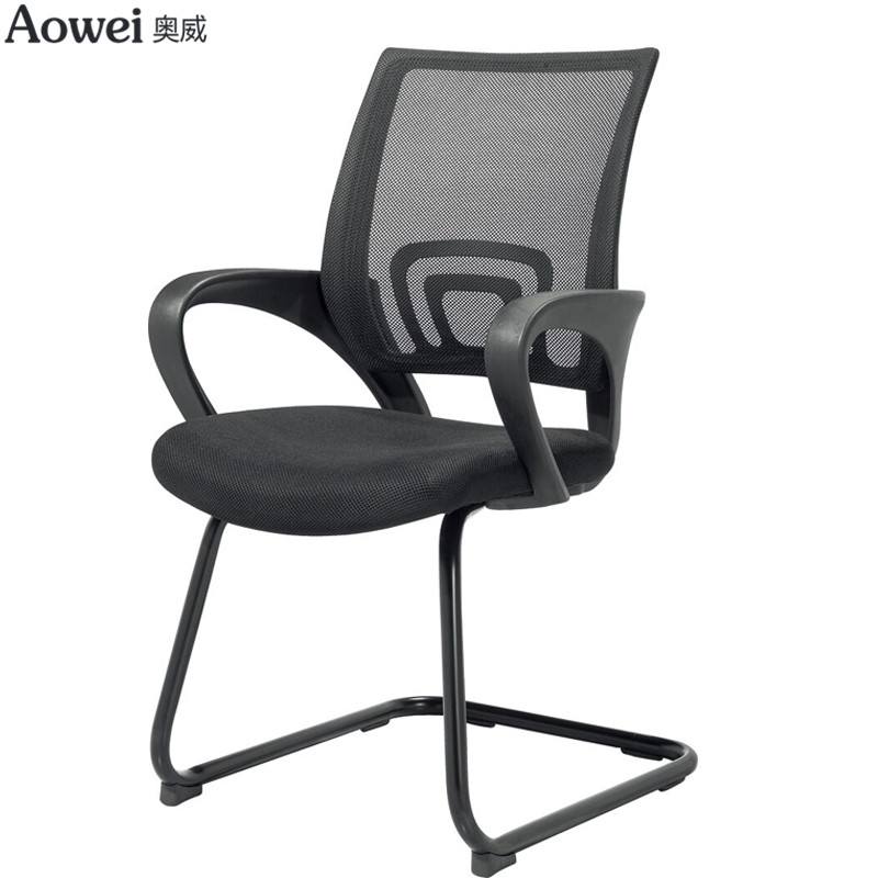 Best Selling Simple Fashion Workplace Office Chair Mesh Breathable Bow Chair Comfortable Sedentary Waist Support Fixed Chair