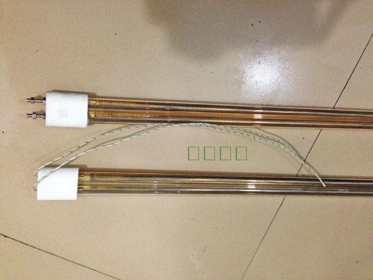 Gold tube 1 94m 4KW 380V 220V Taiwan imported leather embossing machine with half gold plating